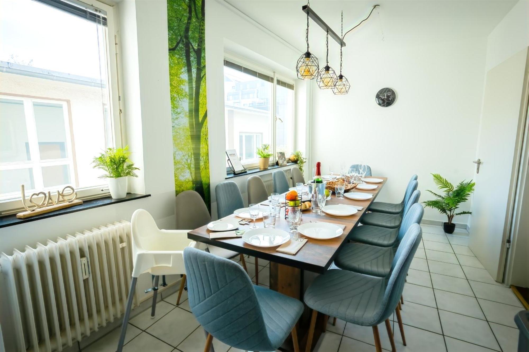 The Big Muenster Fuer Bis Zu 12, Whirlpool, Sauna, Zentral, Tischfussball, Balkon, Gasgrill Ulm Luaran gambar